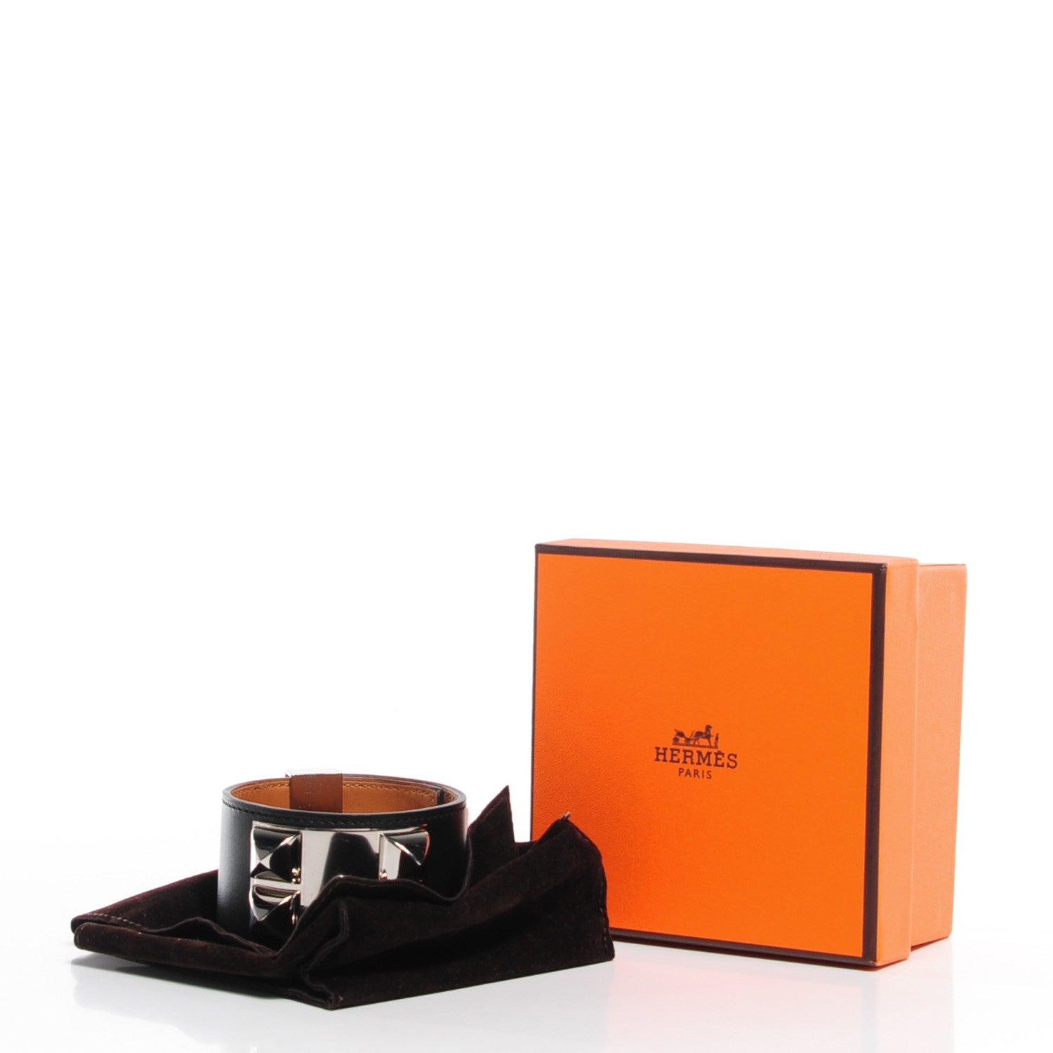 Hermes Chamonix Collier De Chien CDC Bracelet L Black 8 of 8