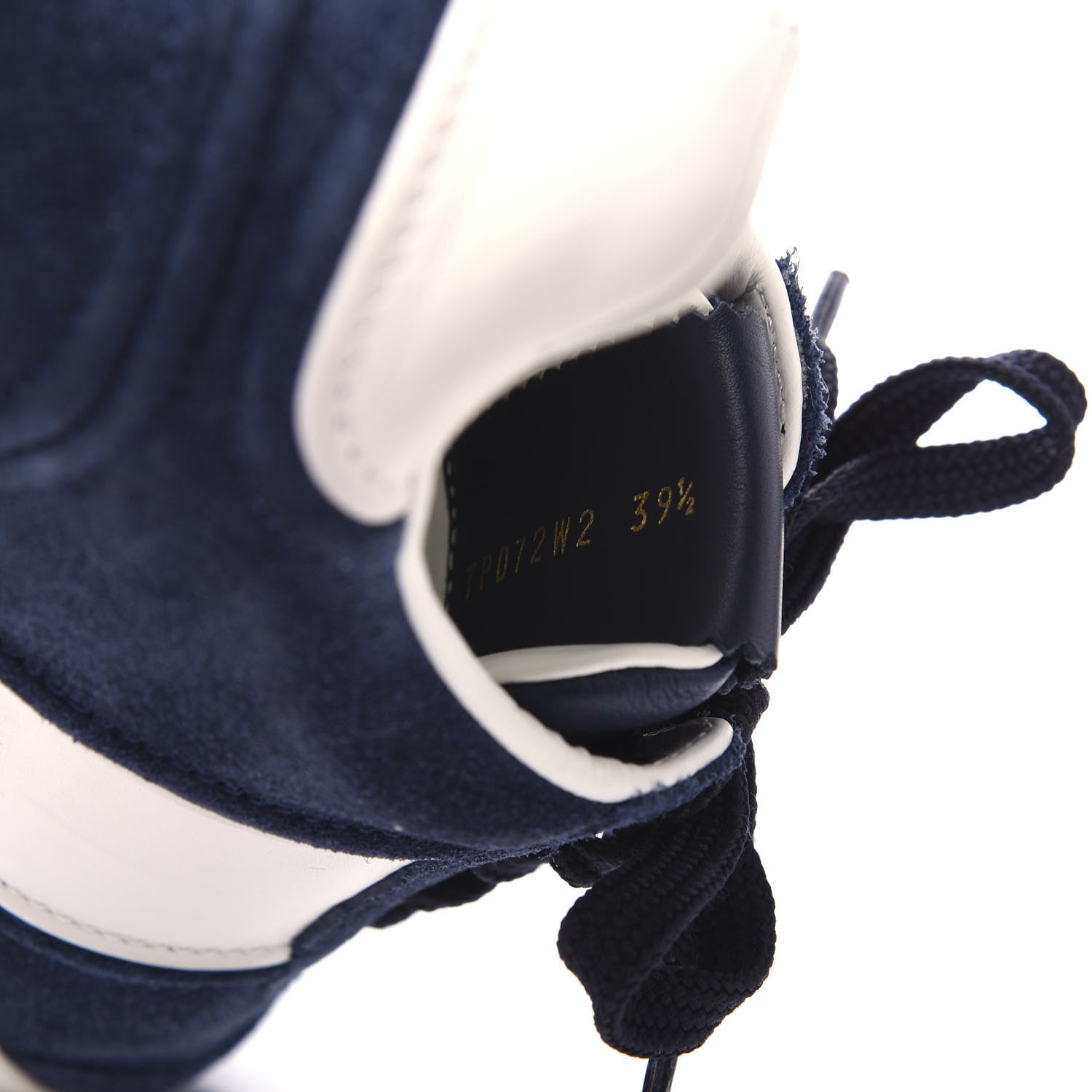 Valentino Garavani Suede Flycrew Sneakers 39.5 Marine White 10 of 10