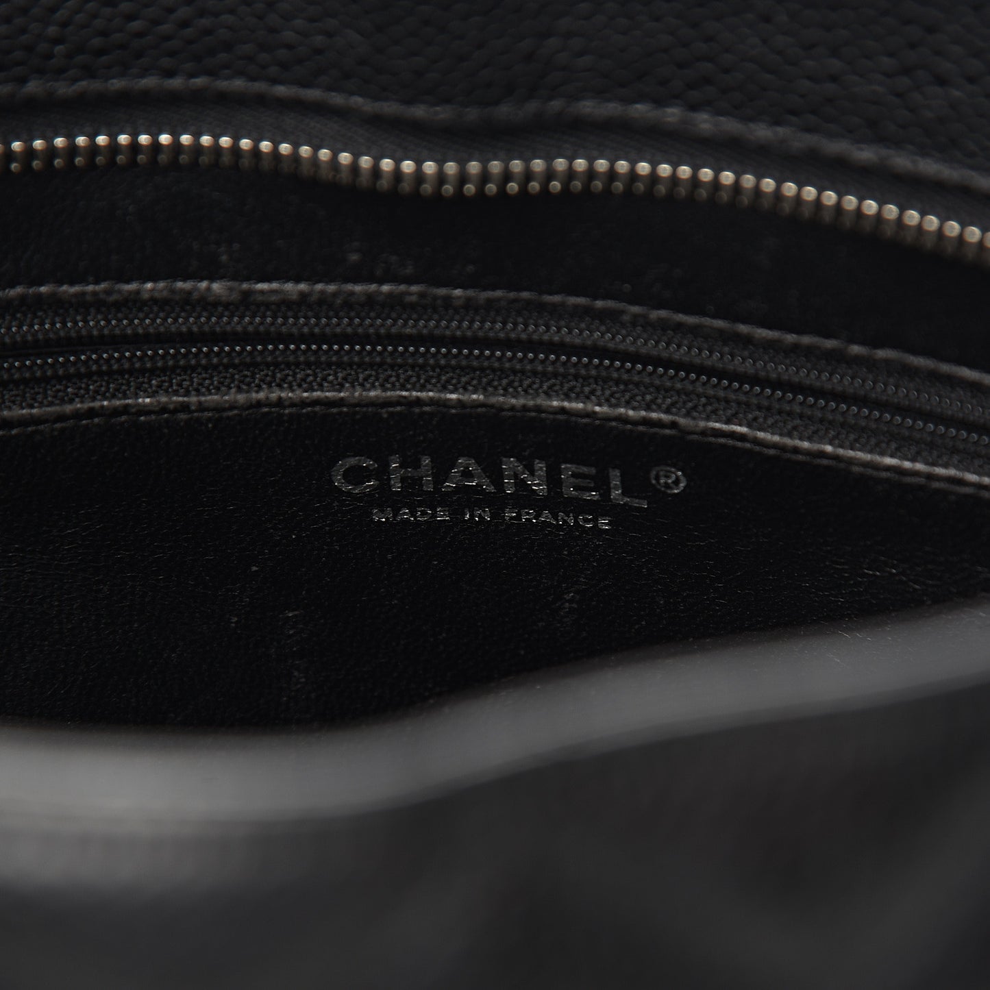 Caviar Quilted Medallion Tote Black