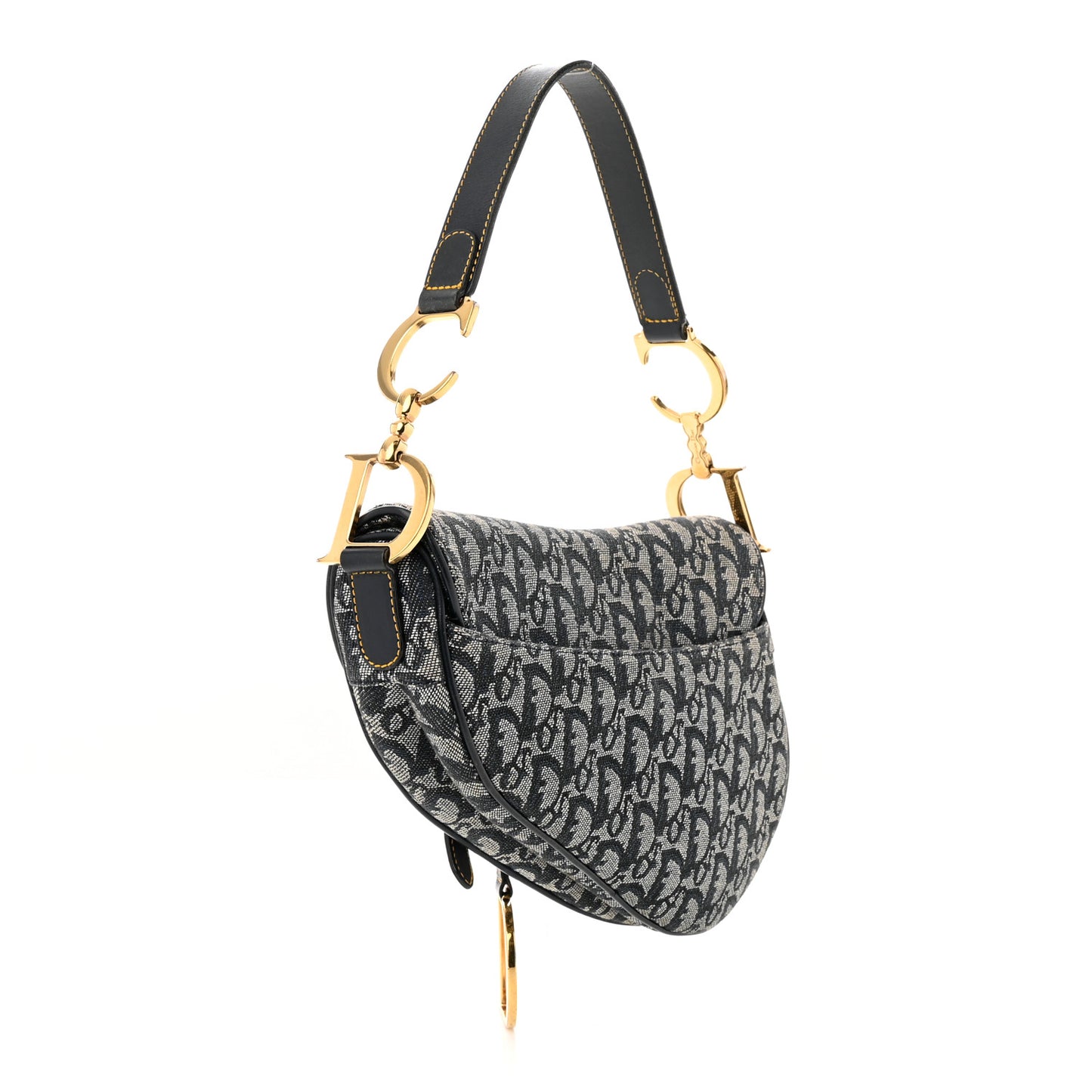 Monogram Saddle Bag Blue