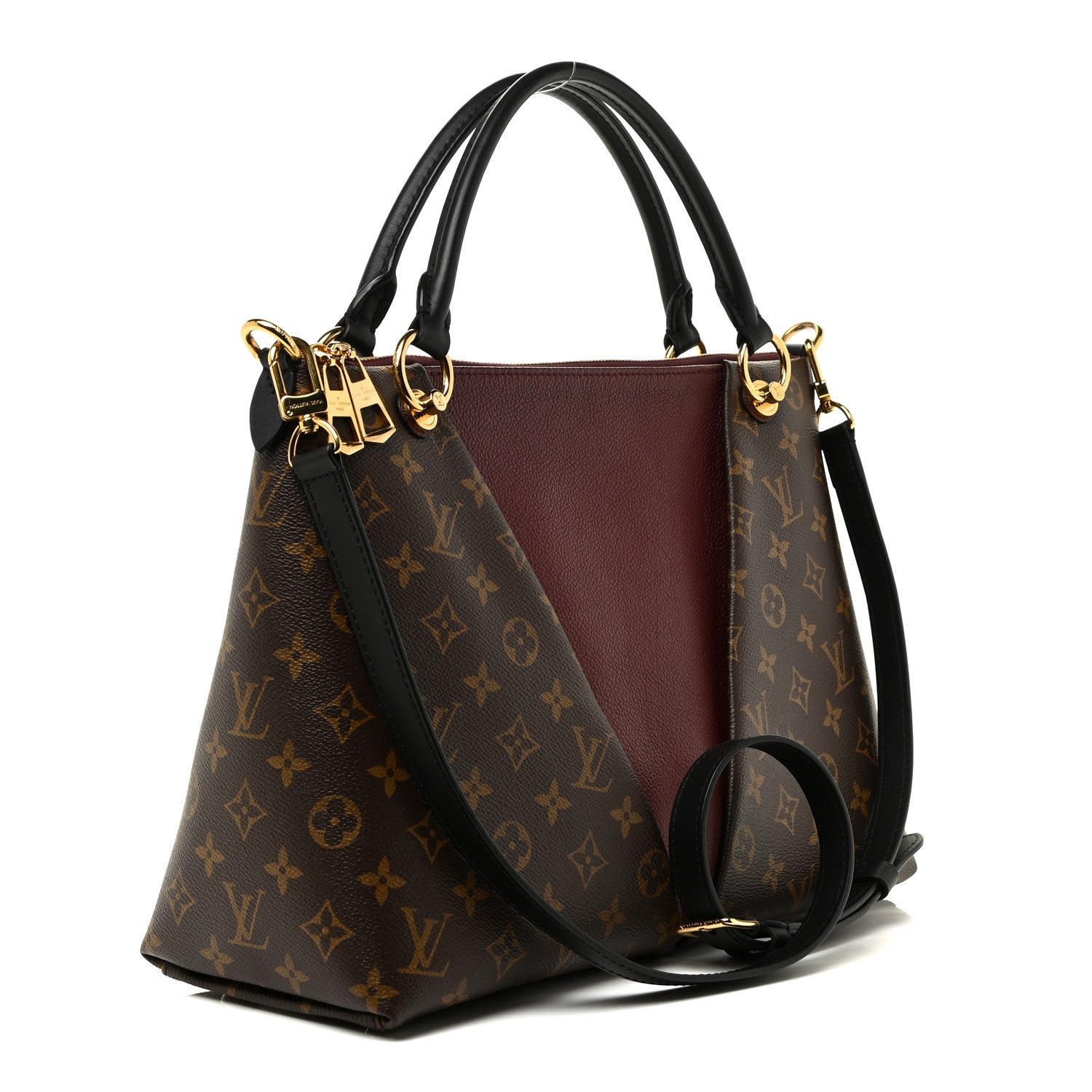 Louis Vuitton Monogram V Tote MM Bordeaux 3 of 15