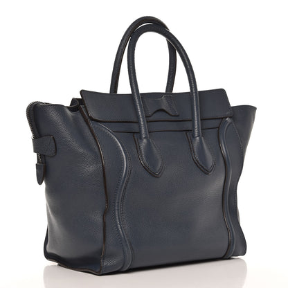 Celine Drummed Calfskin Mini Luggage Orage 3 of 15