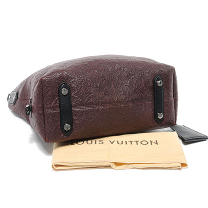 Louis Vuitton Monogram Lambskin Antheia Hobo PM Chocolat 4 of 8
