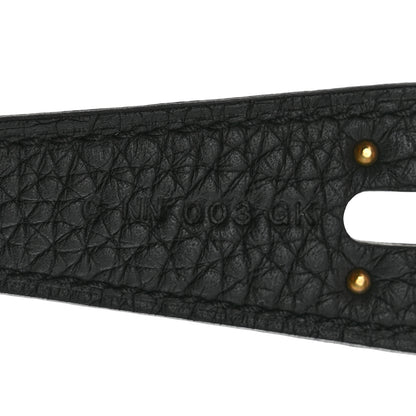 Hermes Taurillon Clemence Lindy 26 Black 7 of 10