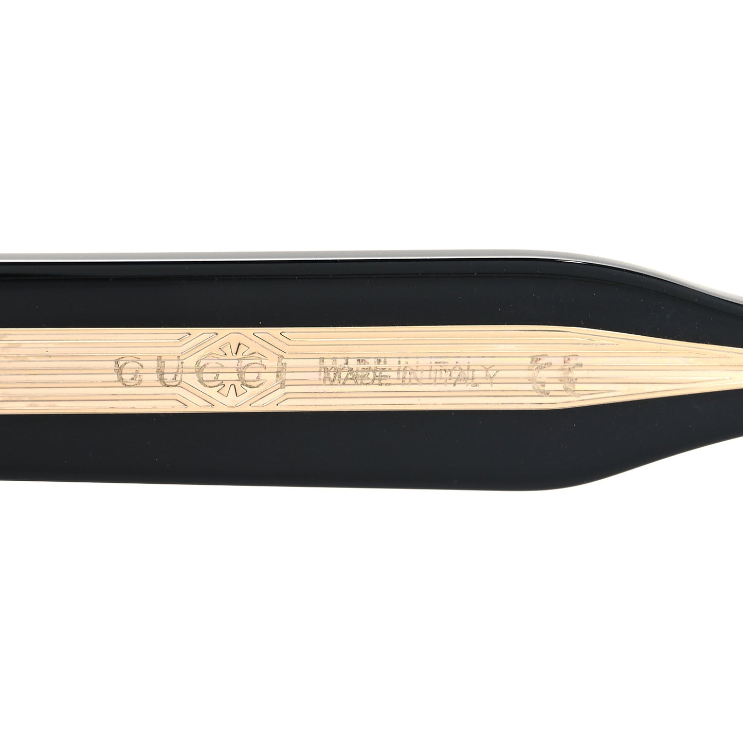 Acetate Square Frame Sunglasses GG1082S Black