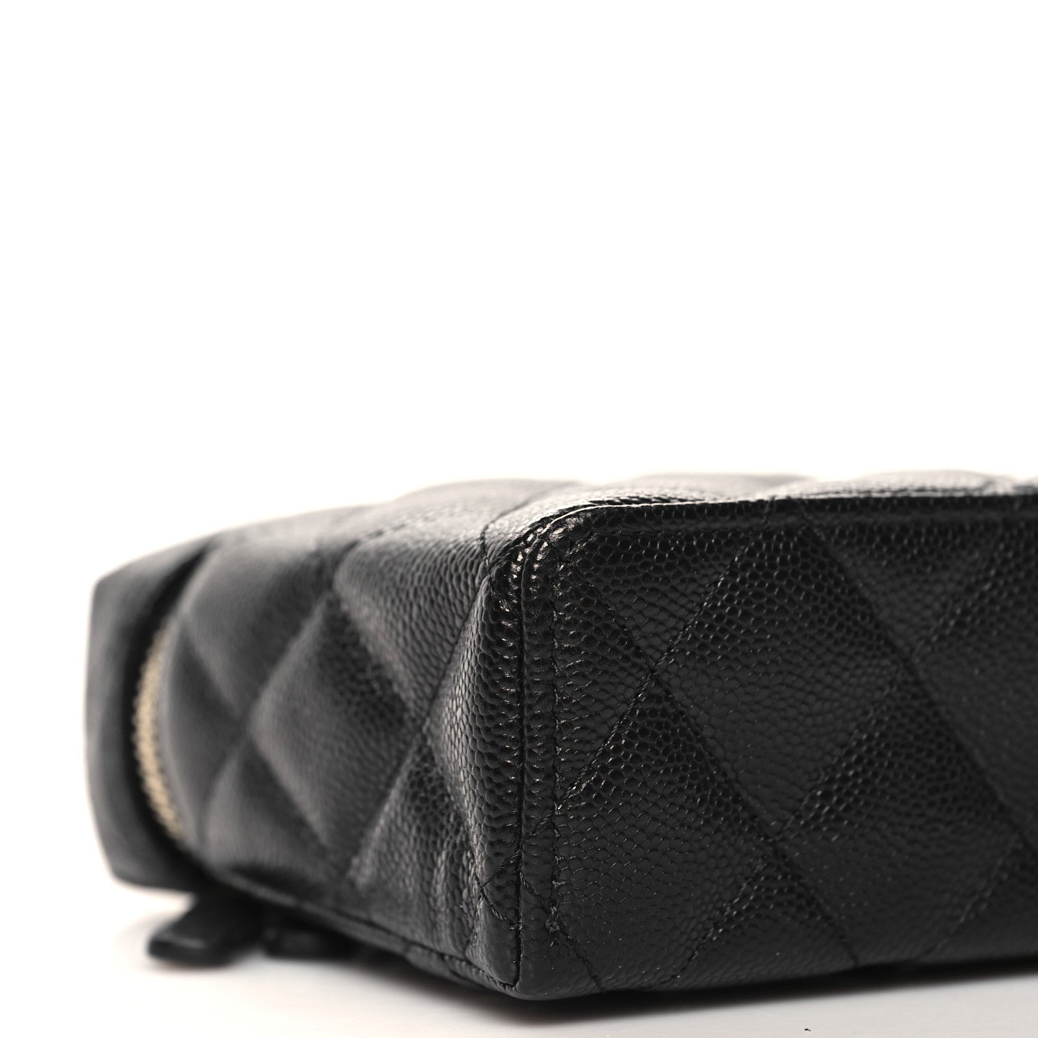 Chanel Caviar Quilted Top Handle Slim Vanity With Chain Black 9 of 11