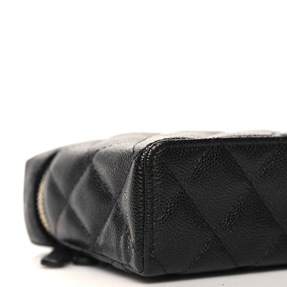 Chanel Caviar Quilted Top Handle Slim Vanity With Chain Black 9 of 11
