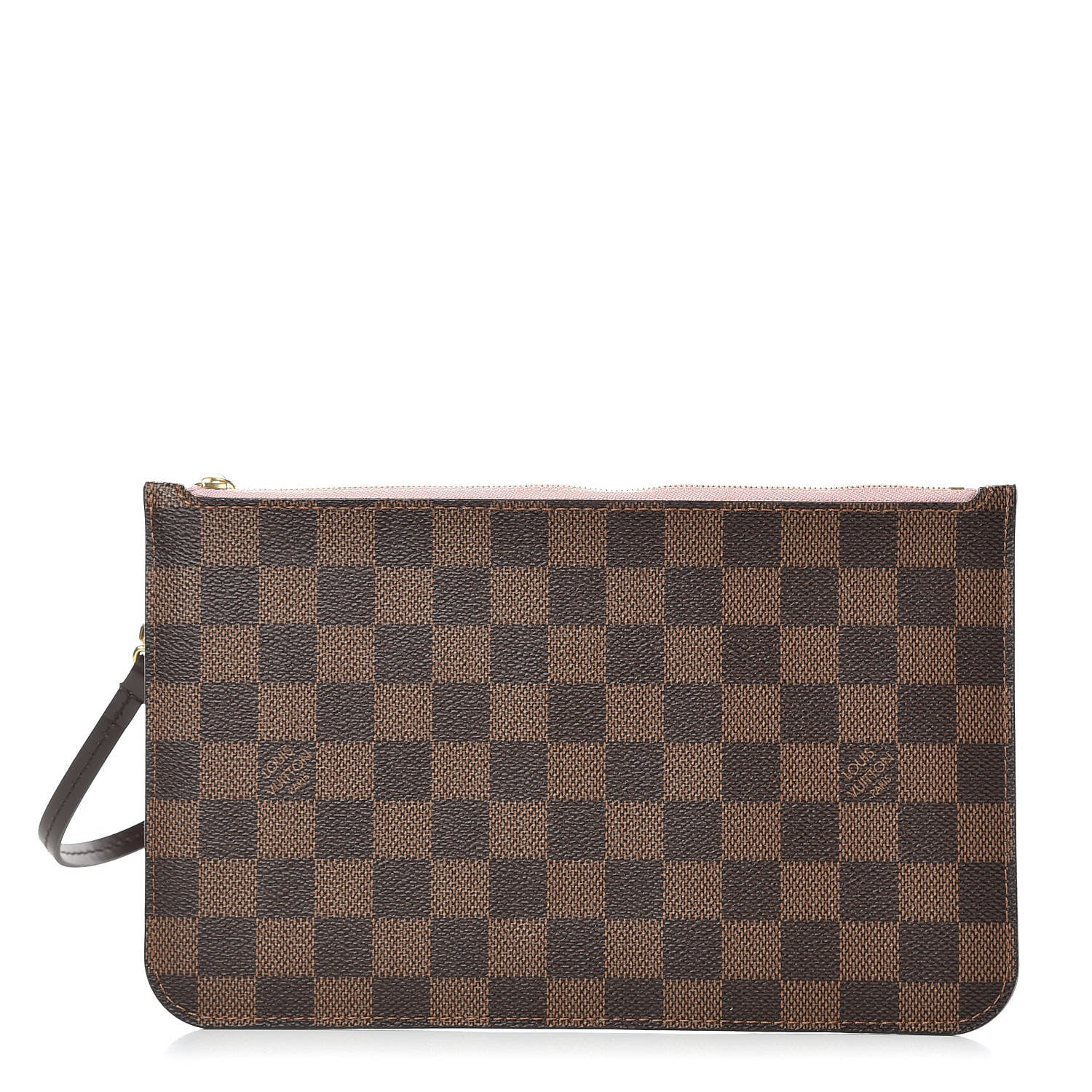 Louis Vuitton Damier Ebene Neverfull MM GM Pochette Rose Ballerine 1 of 7