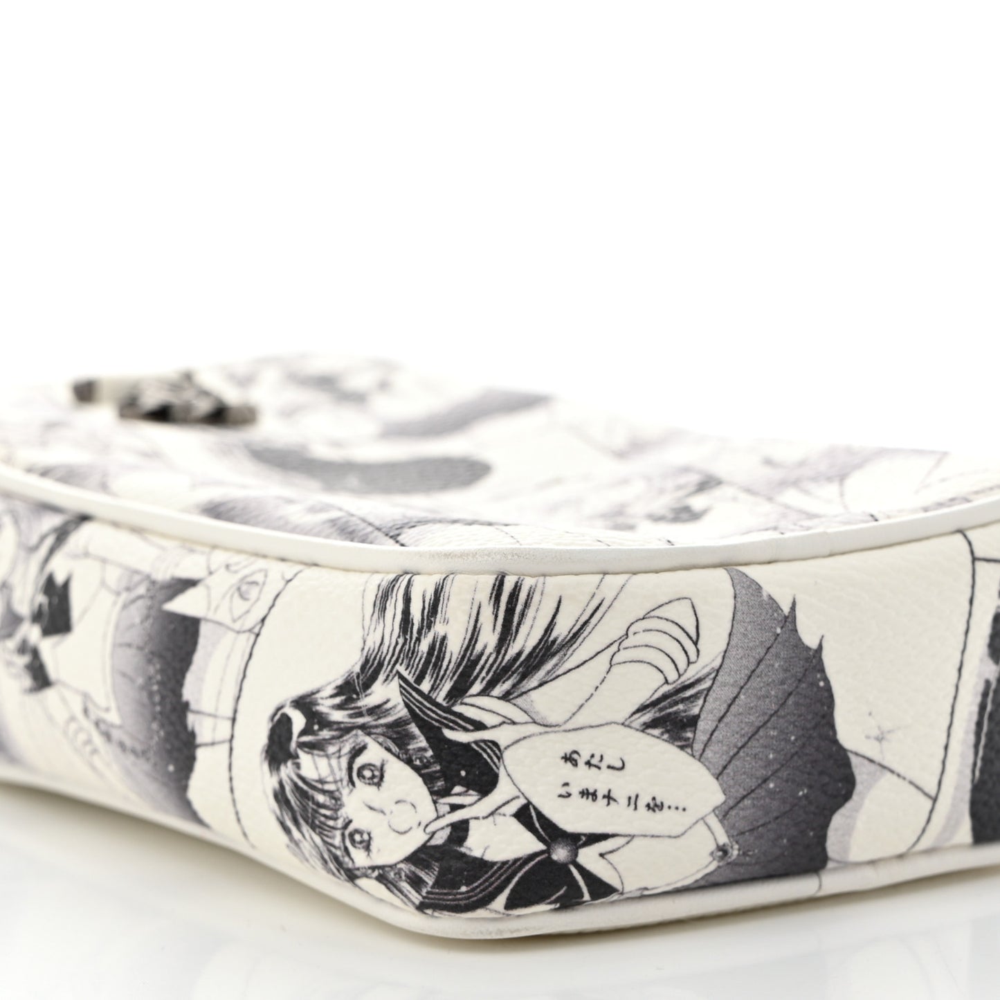 X SAILOR MOON Coated Canvas Printed Varenne Phone Case Black White Ultra Black