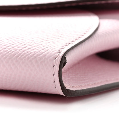 Hermes Epsom Maillon Wallet To Go Rose Darling 9 of 10