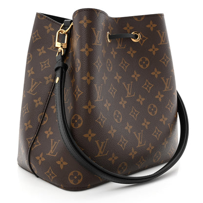 Louis Vuitton Monogram Neonoe MM Black 3 of 9
