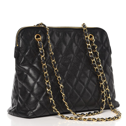 Chanel Caviar Quilted Flap Shoulder Bag Black 3 of 7