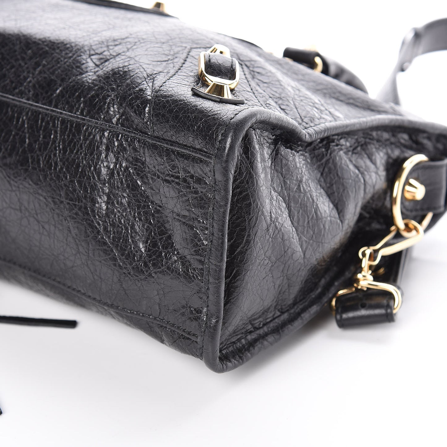 Agneau Classic Gold Hardware S City Black