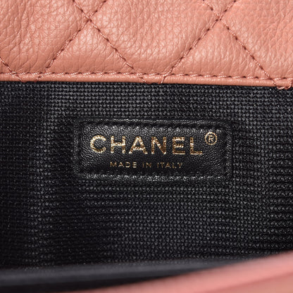 Chanel Calfskin Quilted XXL Travel Flap Bag Pink 8 of 9