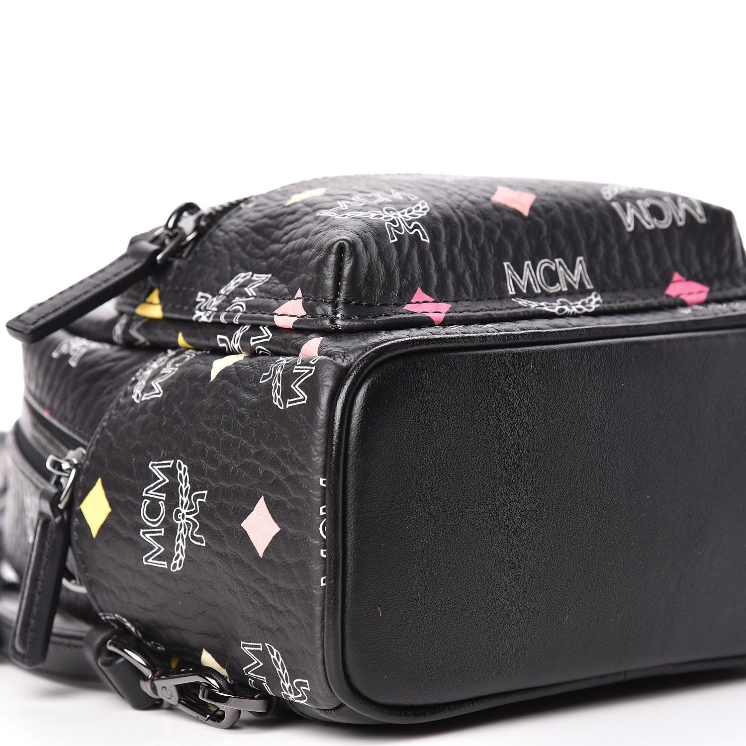 MCM Visetos Spektrum X-Mini Backpack Black 6 of 10
