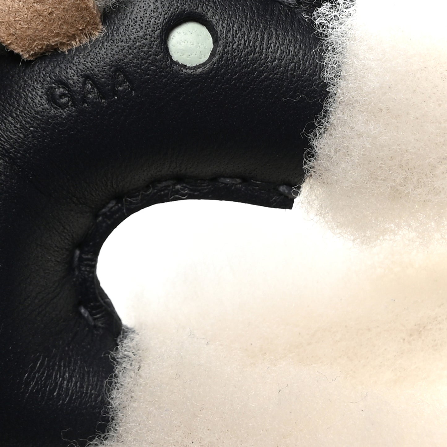 Milo Lambskin Shearling Silk Budy A La Mer Charm   Ecru Nuit Peppermint Bleu Hydra Vert Yucca