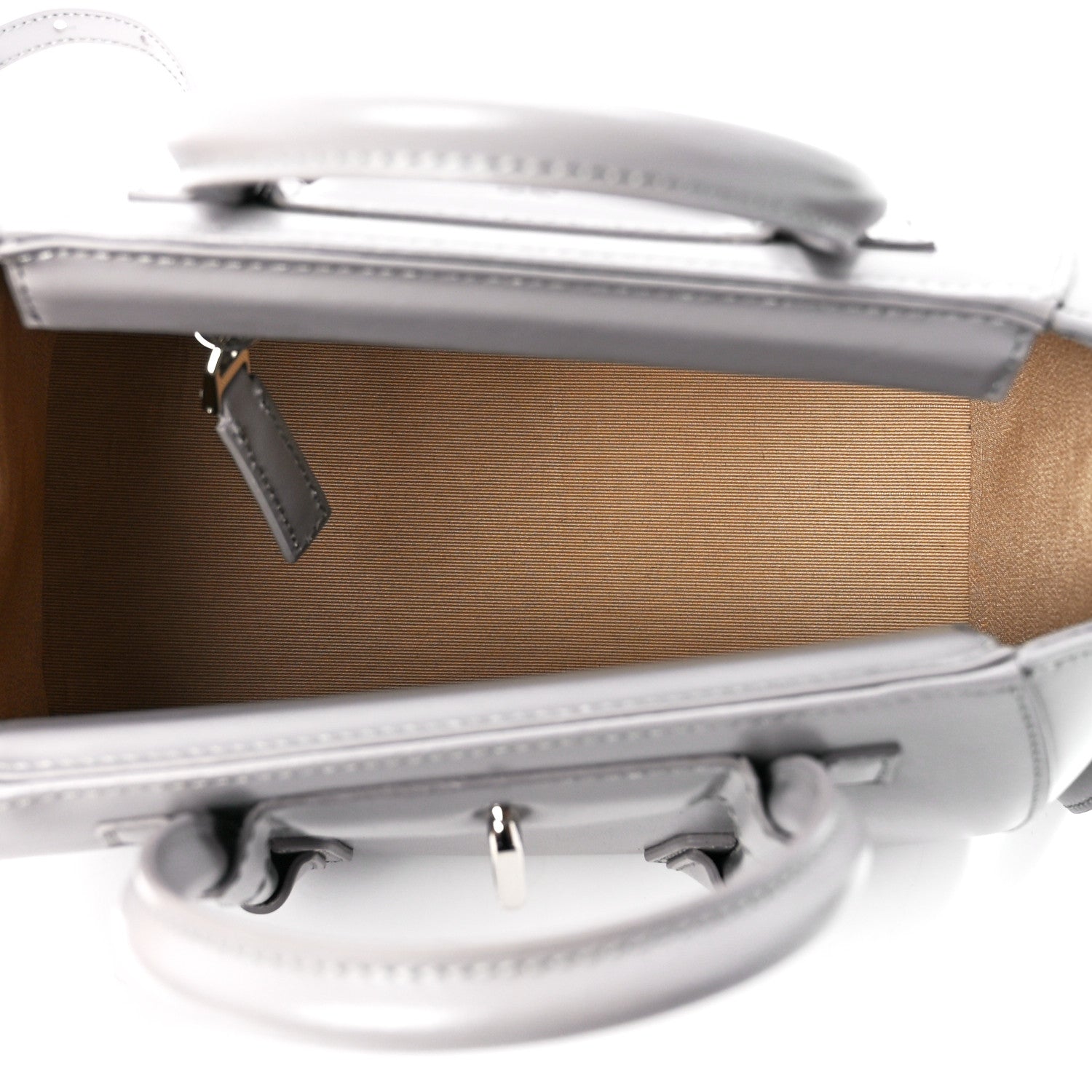 Givenchy Box Calfskin Mini Lock Antigona Shoulder Bag Cloud Grey 5 of 12