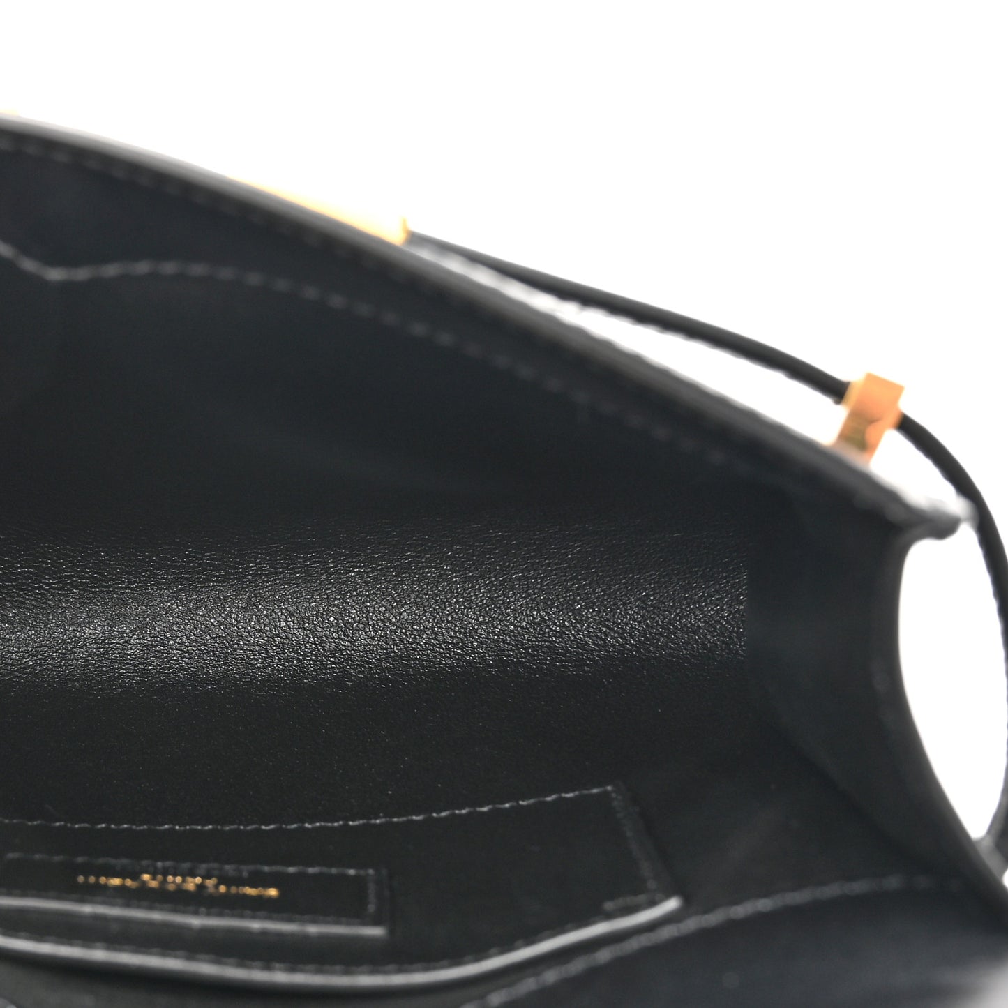 Smooth Calfskin Mini Manhattan Shoulder Bag Black