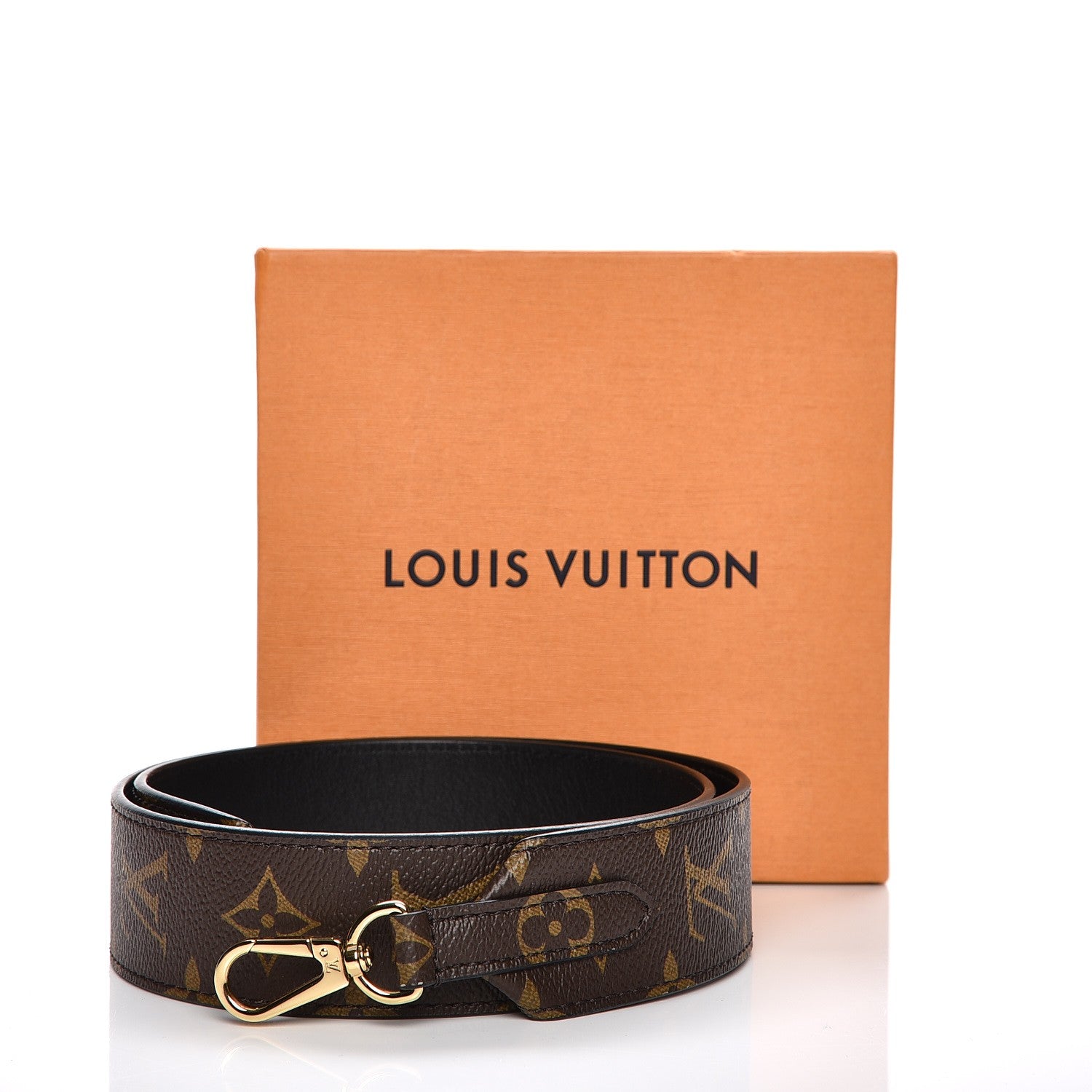 Louis Vuitton Monogram Bandouliere Shoulder Strap Black 5 of 5