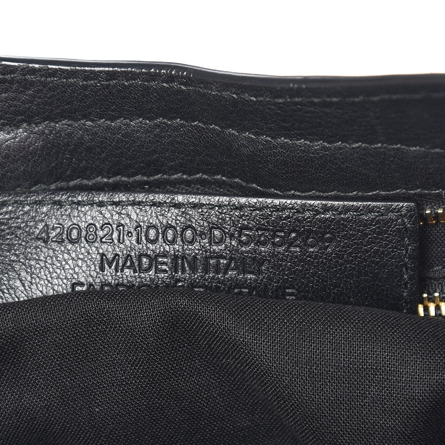 Balenciaga Veau Amp Plate Gold Hardware City Black 7 of 7