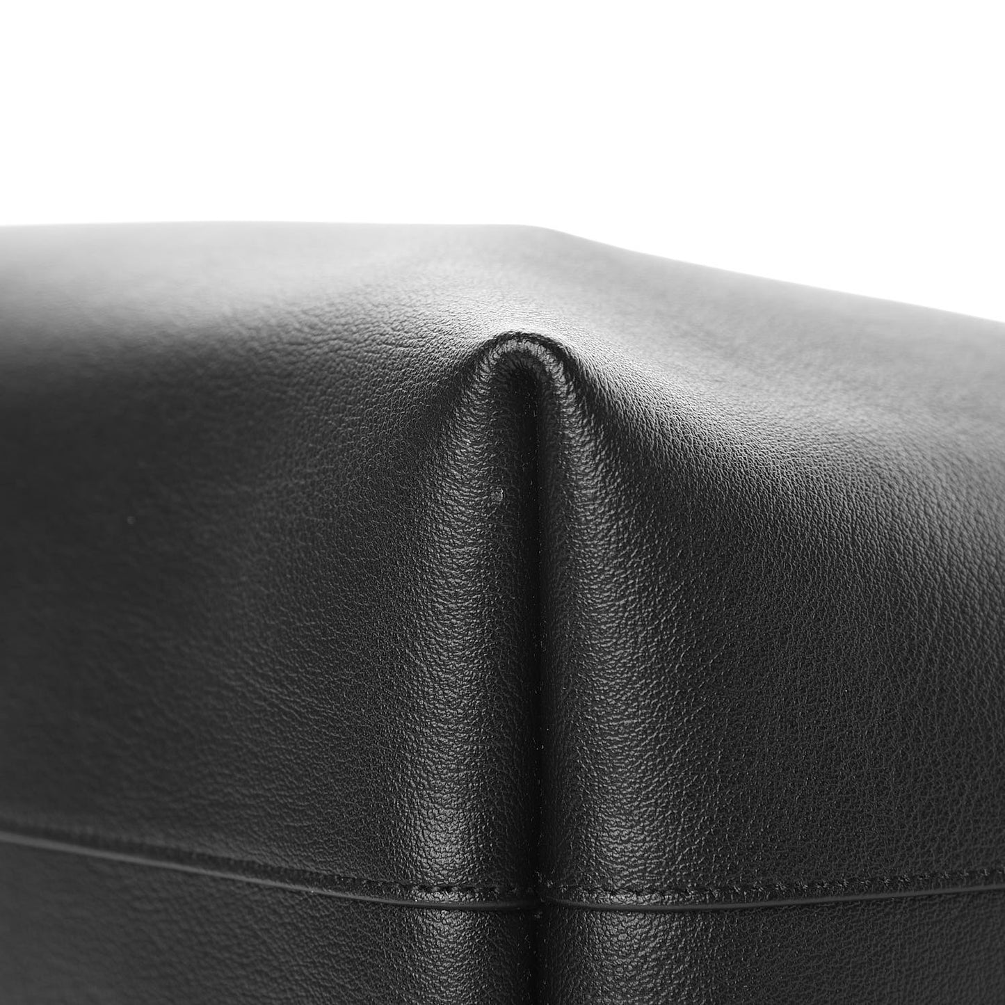 Calfskin Large Shopping Tote Black
