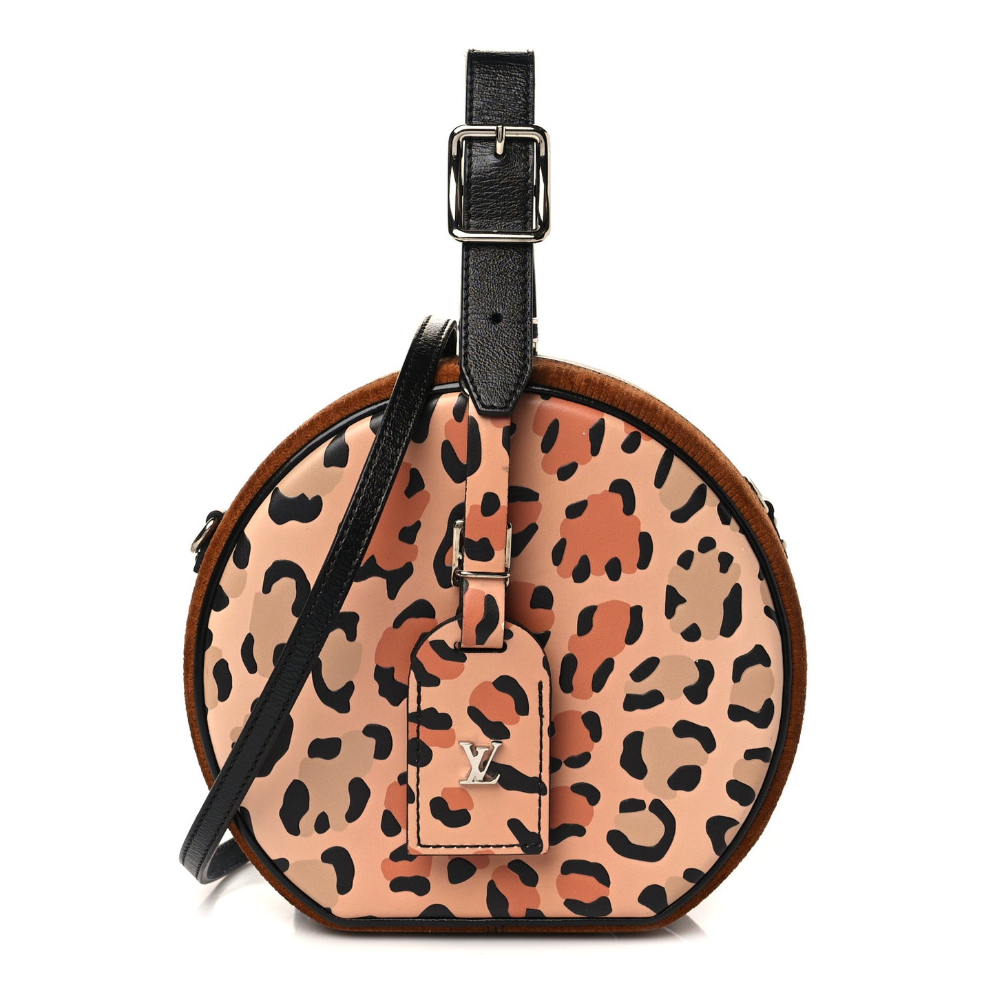 Reverse Monogram Leopard Petite Boite Chapeau