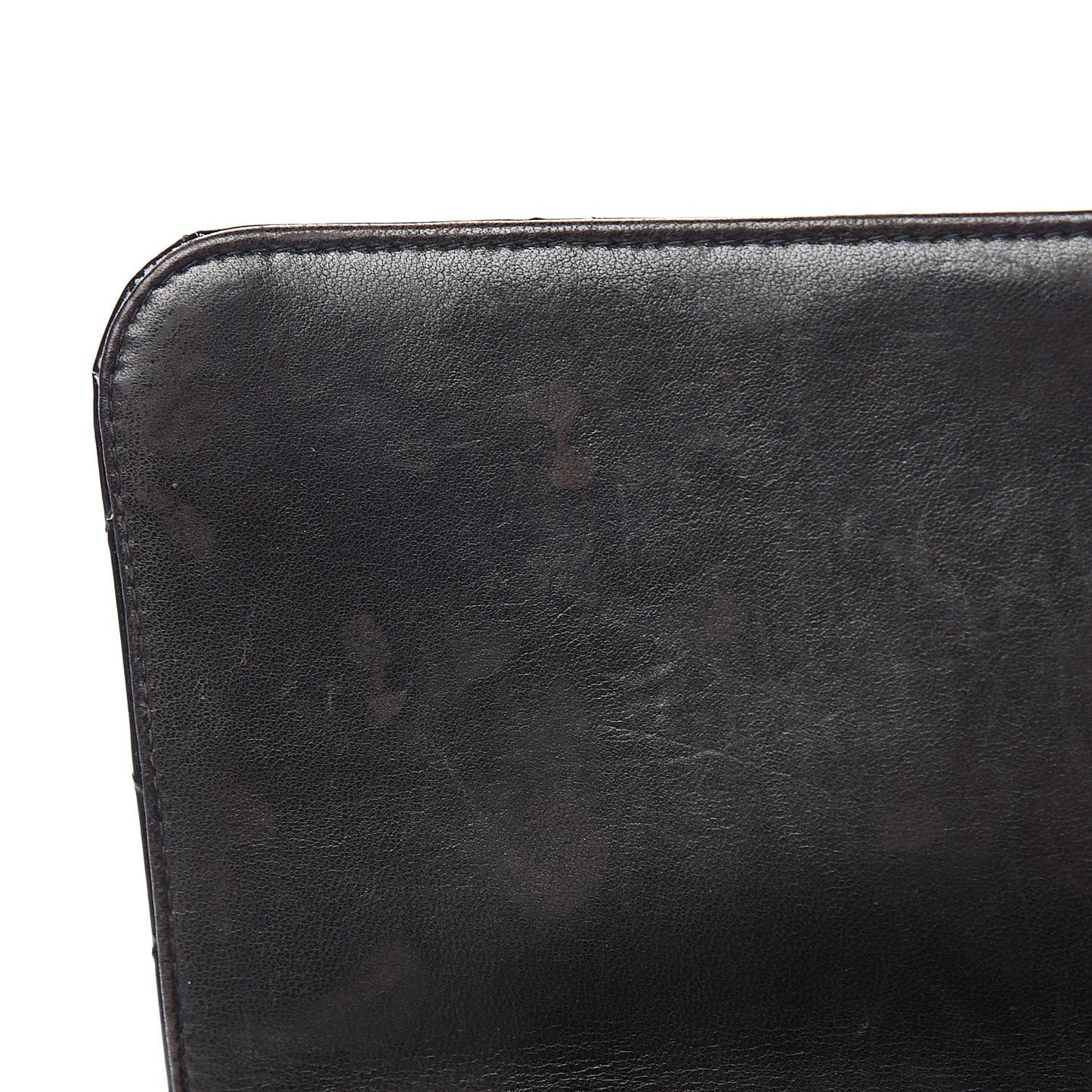 Patent Quilted Jumbo Kelly Flap Black