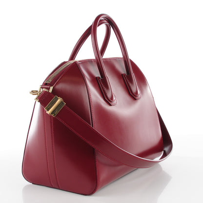 Givenchy Shiny Lord Calfskin Medium Antigona Burgundy 3 of 10