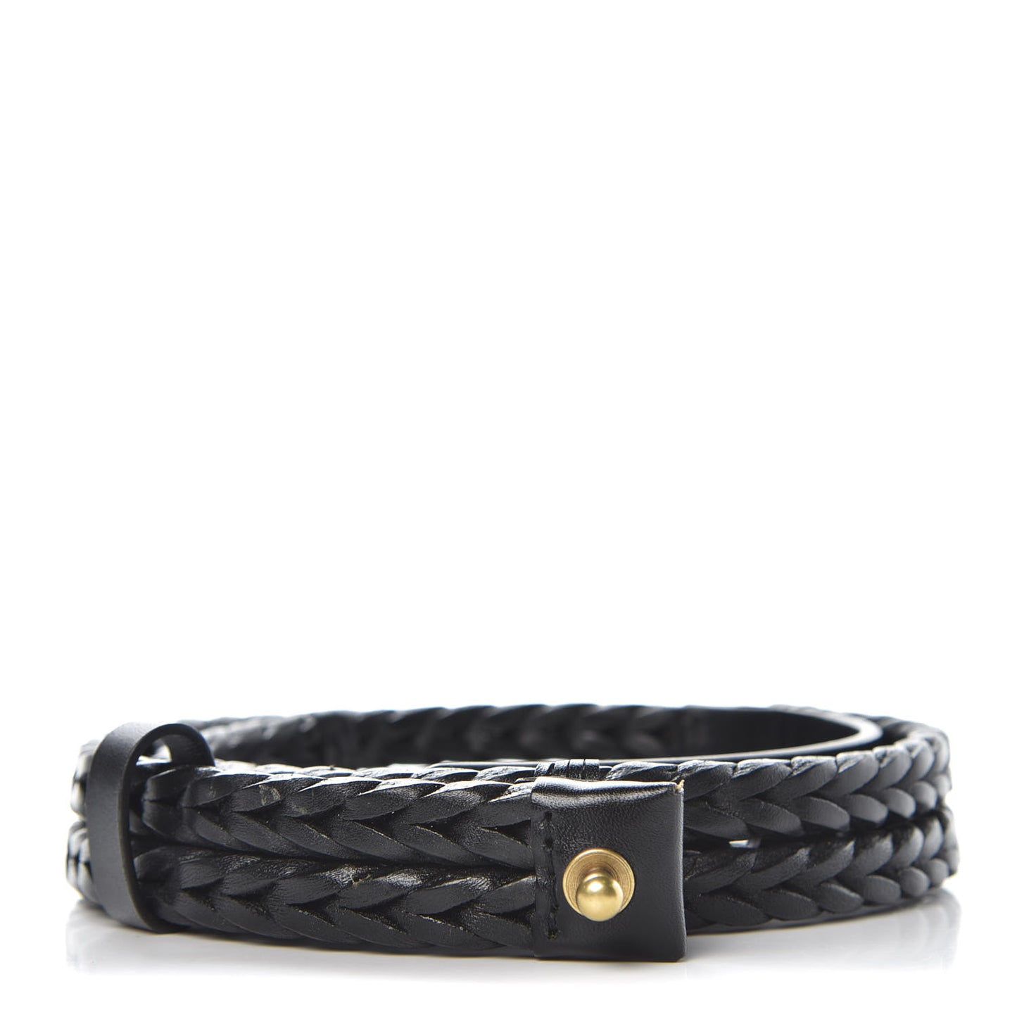 Calfskin Braided Belt 75 30 Black