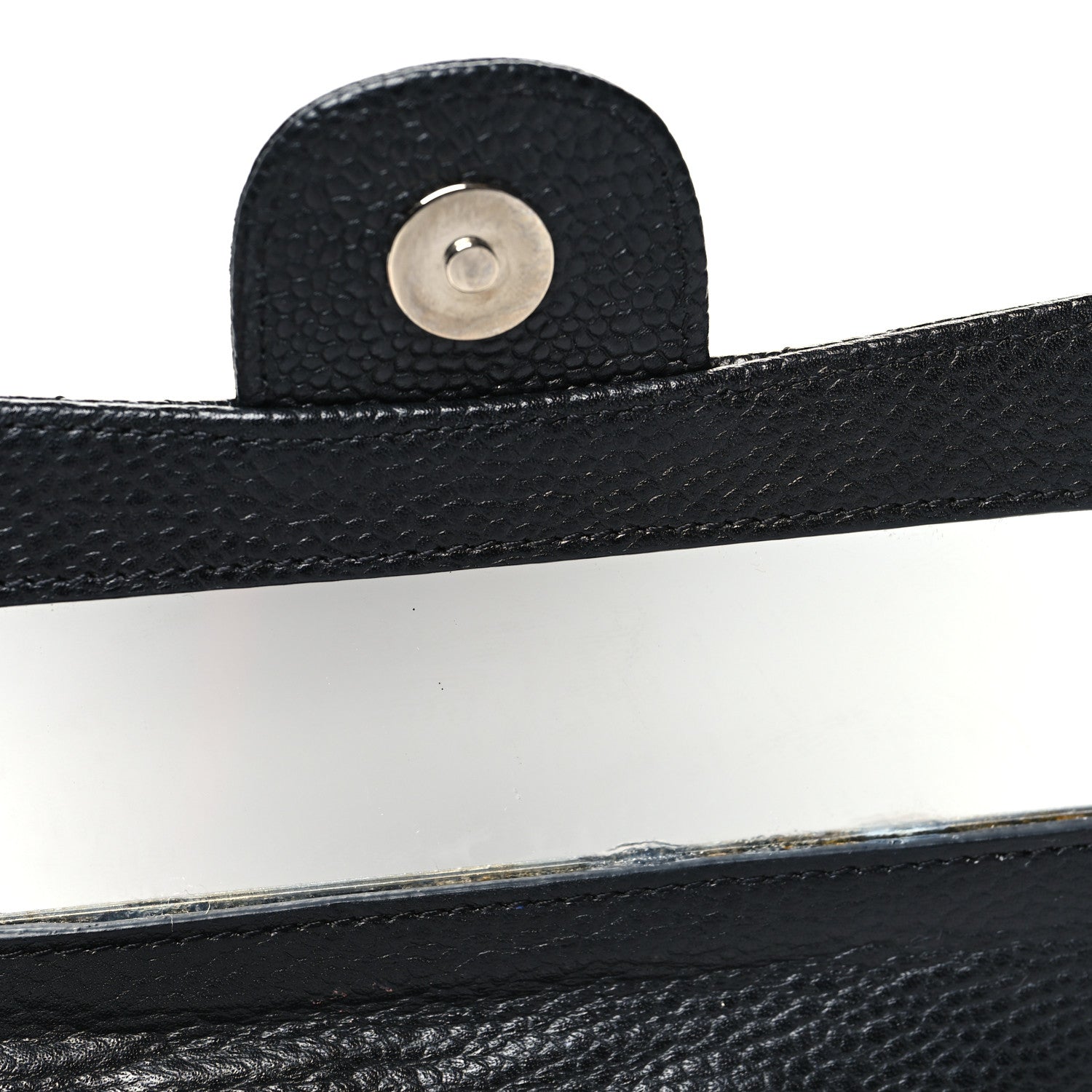 Chanel Caviar Quilted Flap Cosmetic Case Black 11 of 12