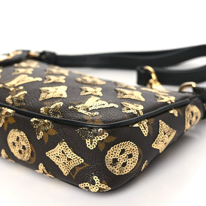 Louis Vuitton Monogram Sequins Eclipse Pochette Gold 9 of 9
