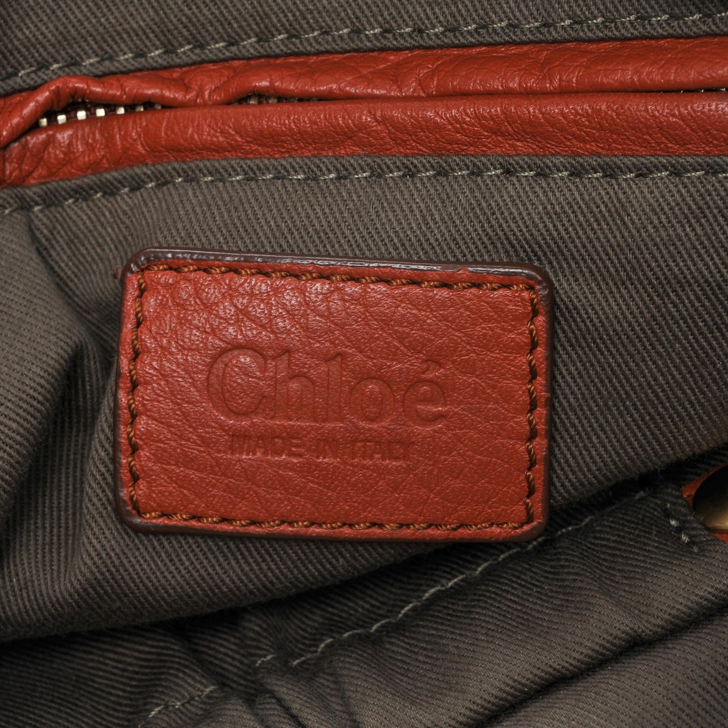 Calfskin Medium Marcie Satchel Red Bush