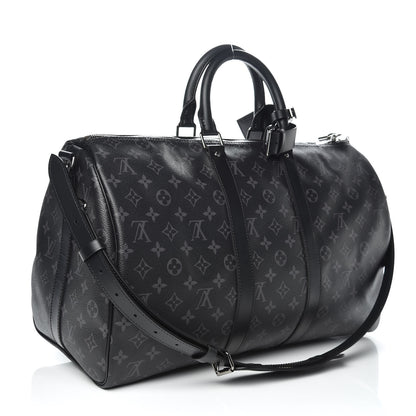 Louis Vuitton Monogram Eclipse Keepall Bandouliere 45 3 of 14