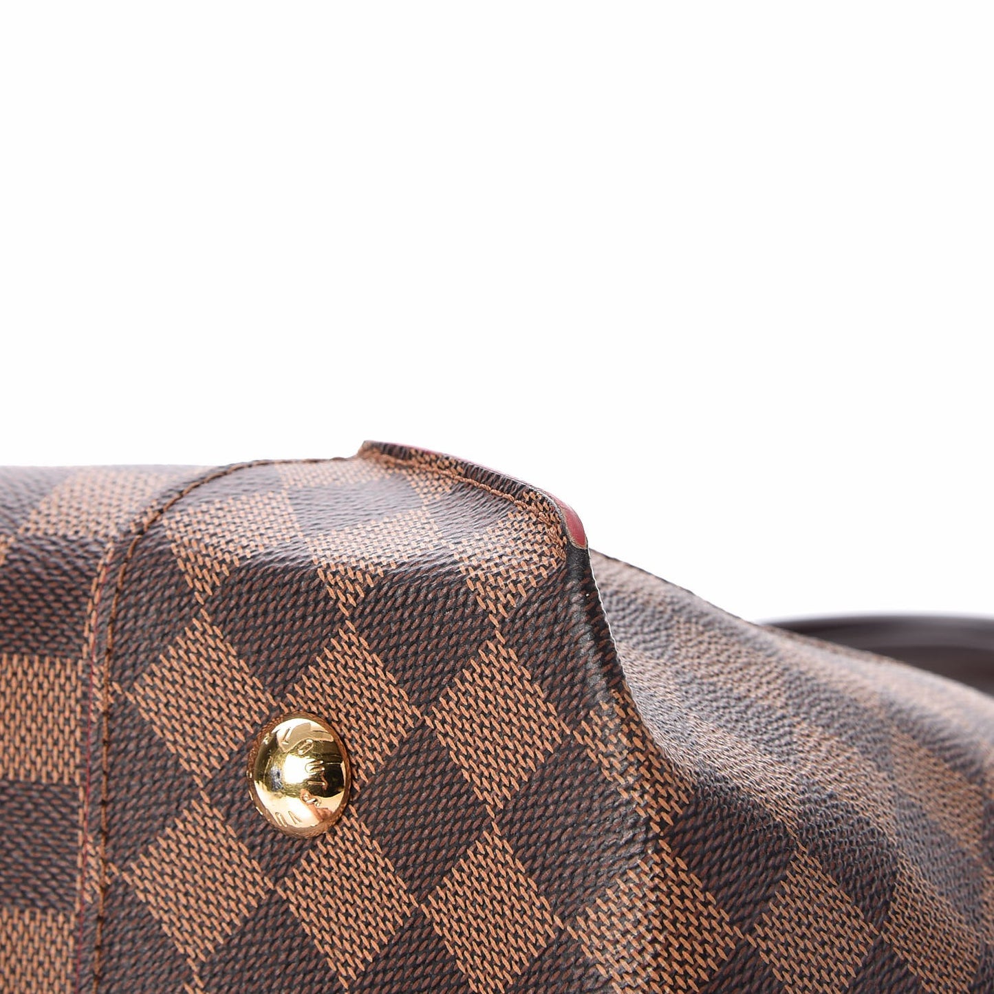 Damier Ebene Caissa Tote MM Cherry