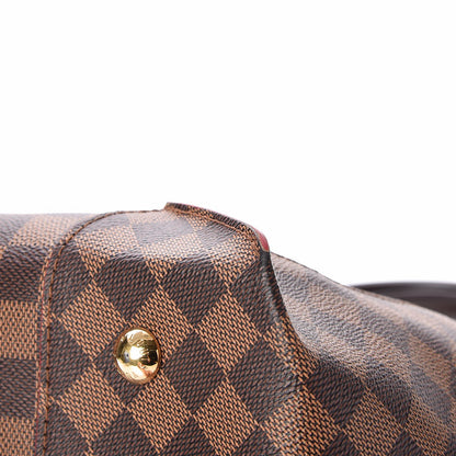 Louis Vuitton Damier Ebene Caissa Tote MM Cherry 9 of 14