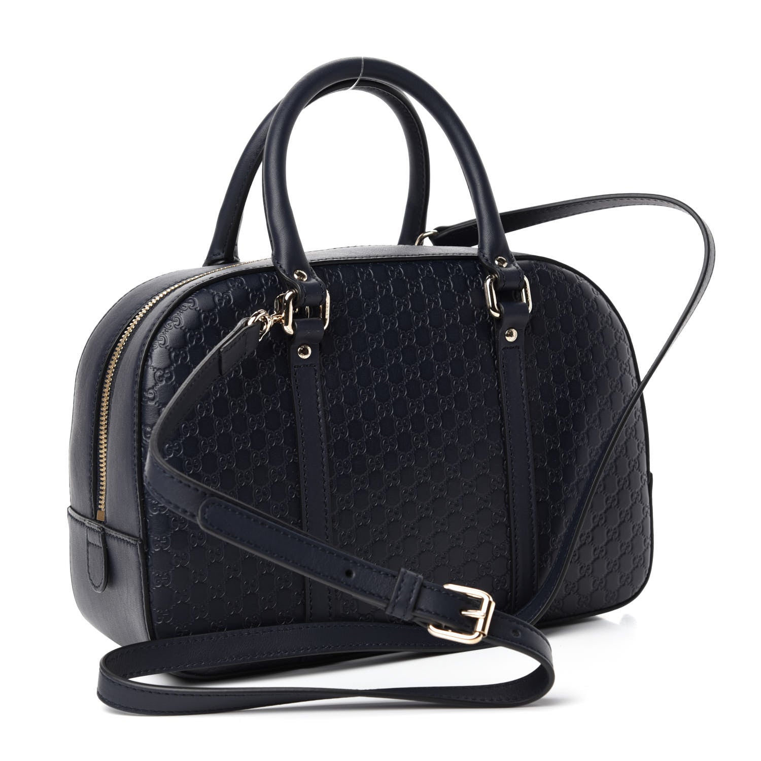 Gucci Microguccissima Medium Crossbody Bag Blue 3 of 10