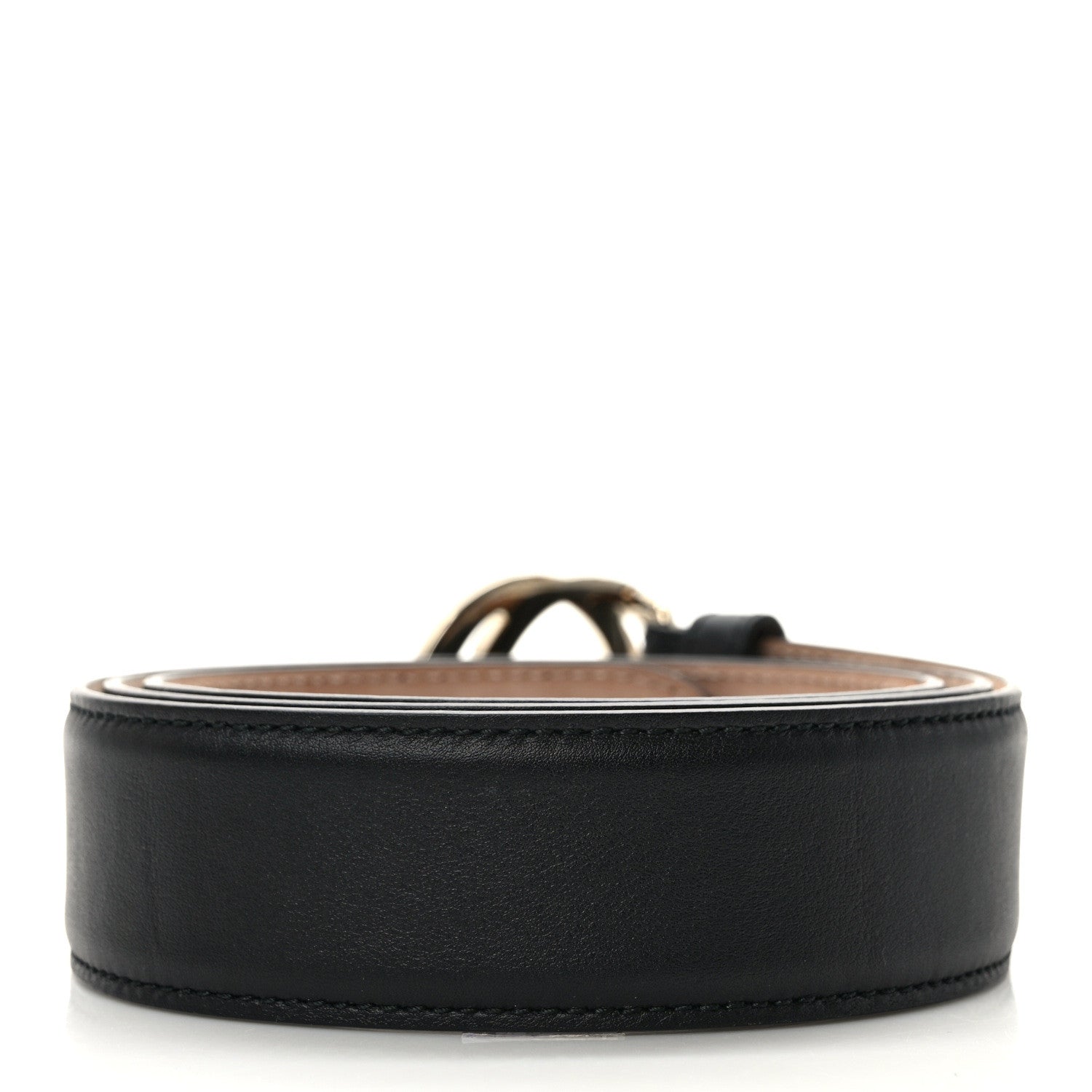 Gucci Calfskin Interlocking G 37mm Belt 95 38 Black 2 of 7
