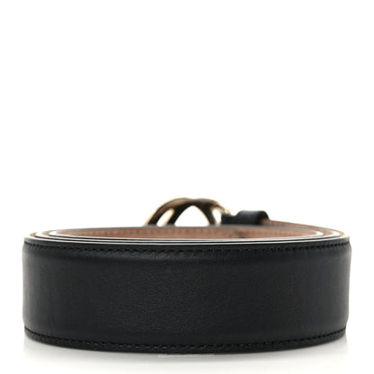 Gucci Calfskin Interlocking G 37mm Belt 95 38 Black 2 of 7