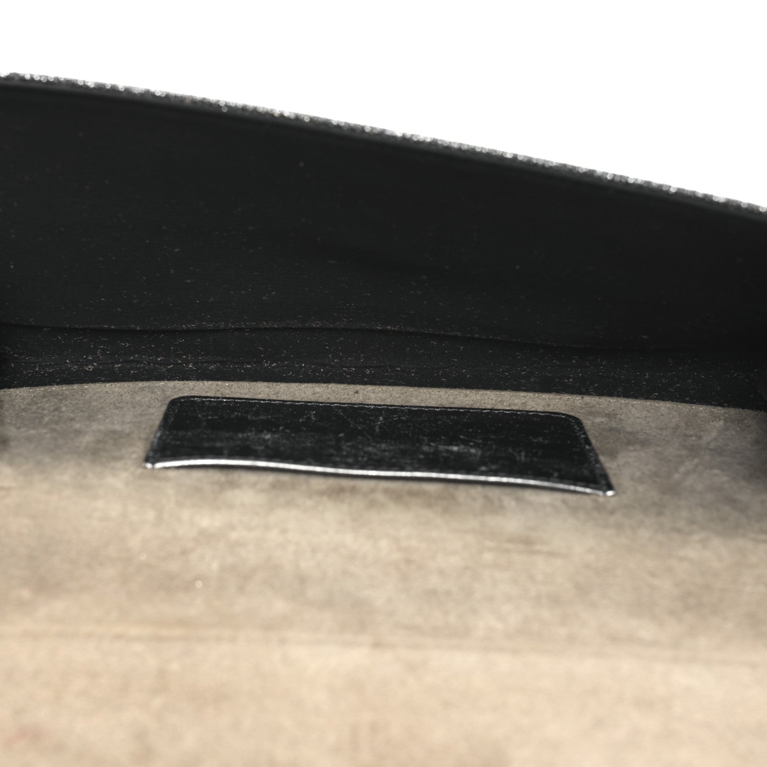 Jimmy Choo Glitter Fabric Erica Chain Clutch Anthracite 1740559