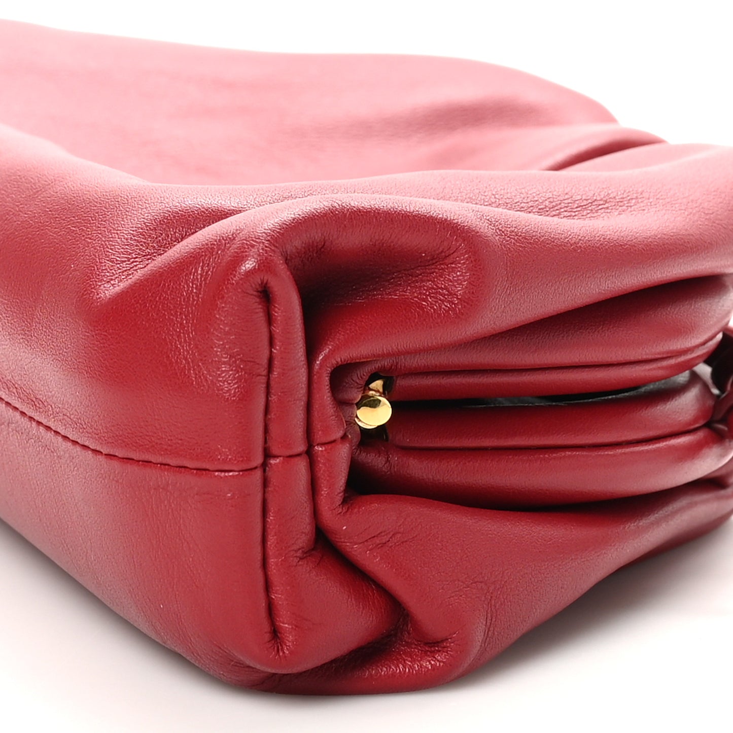 Butter Calfskin The Mini Pouch Bordeaux