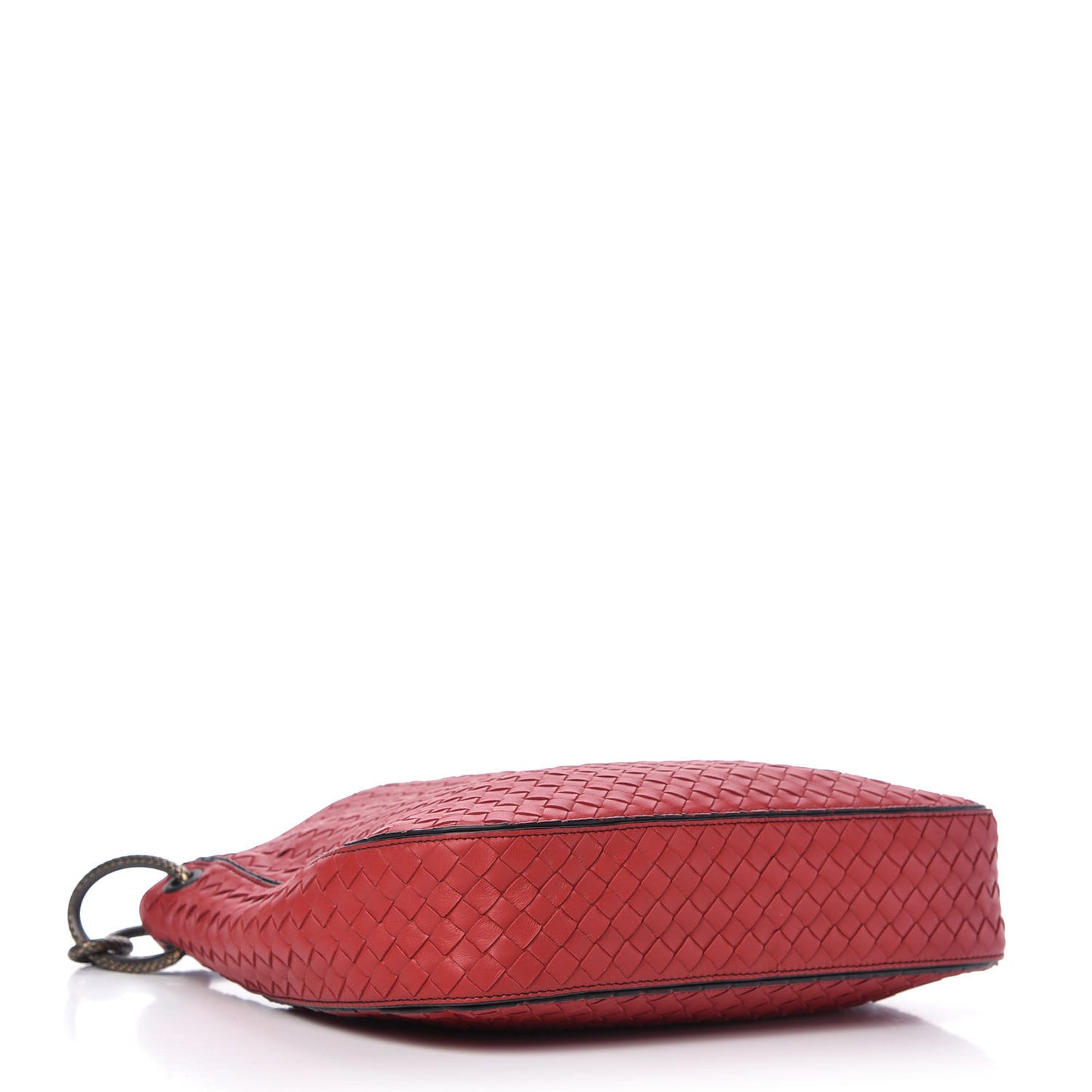 Nappa Intrecciato Small Loop Red