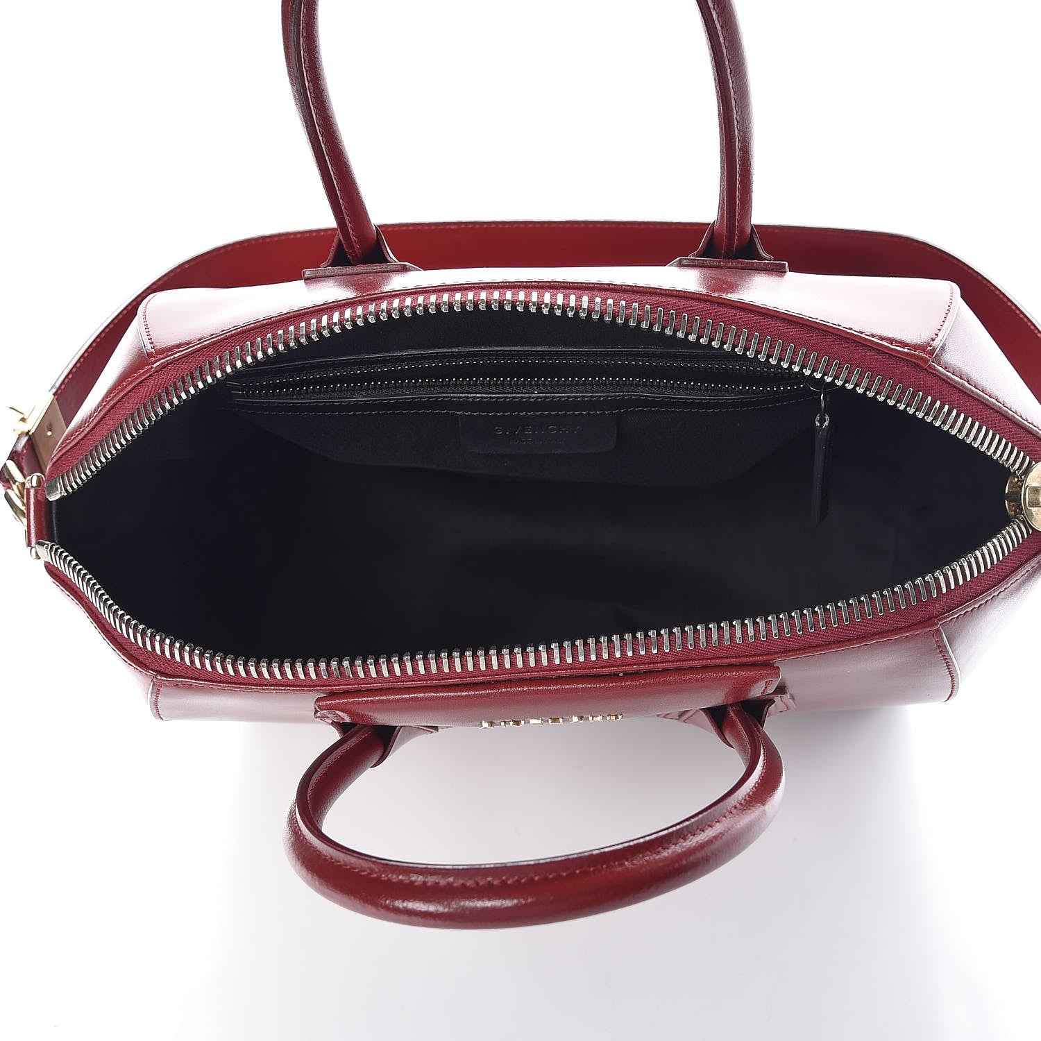 Givenchy Shiny Lord Calfskin Medium Antigona Burgundy 5 of 7