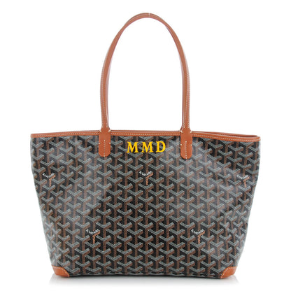 Goyard Goyardine Artois Black Gold 1 of 7