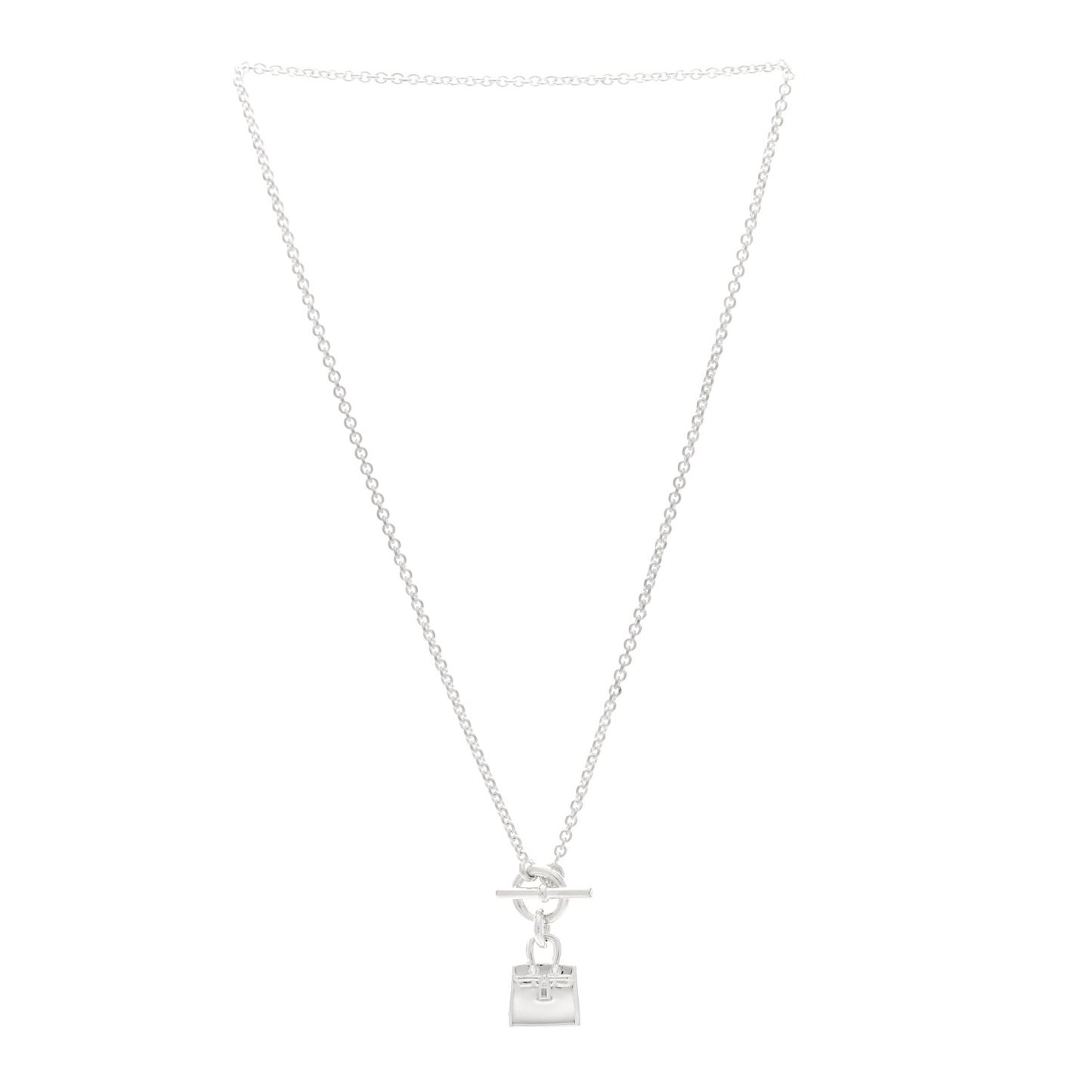 Sterling Silver Birkin Amulette Pendant Necklace
