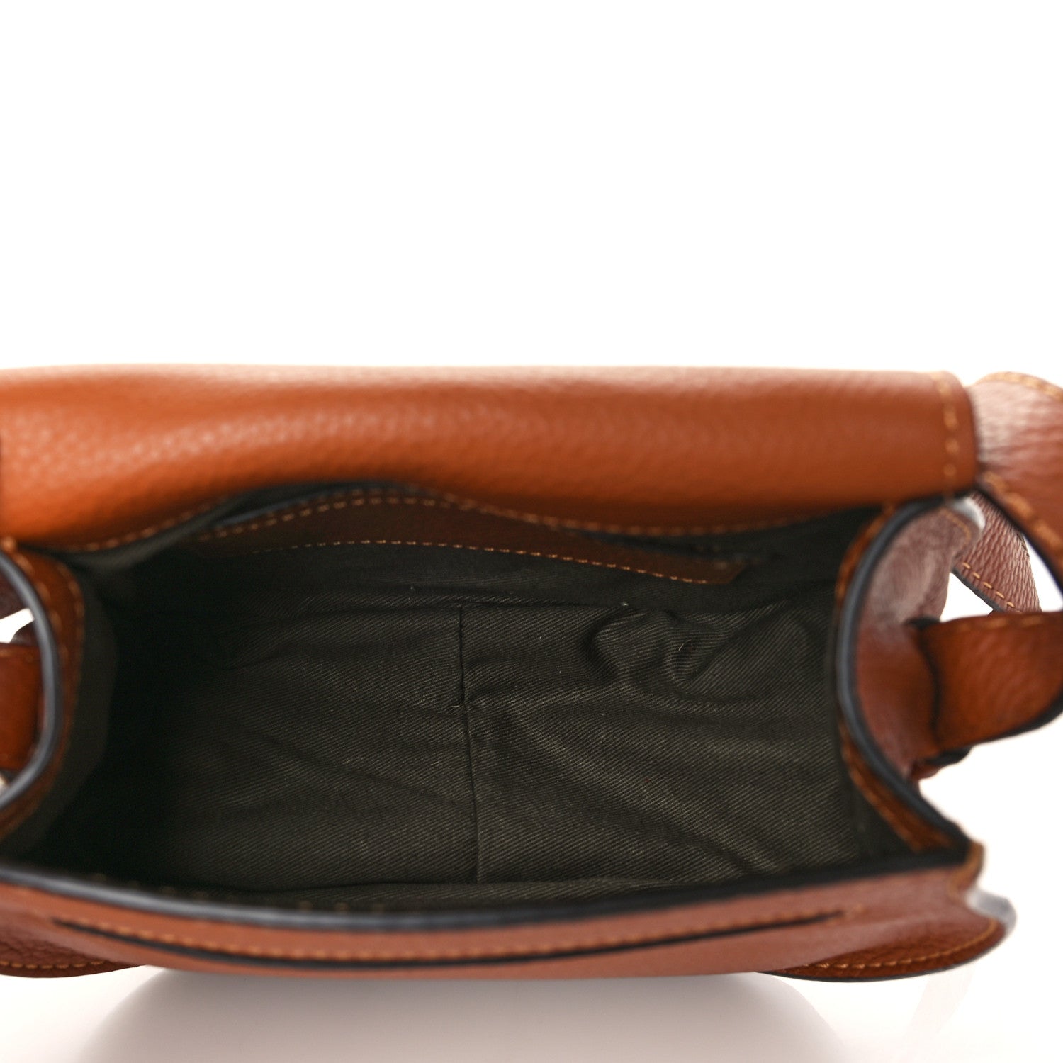 Chloe Calfskin Mini Marcie Round Crossbody Bag Tan 5 of 10