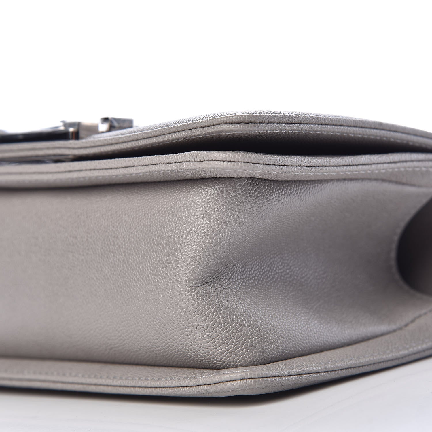 Chanel Caviar Quilted Small Boy Flap Grey 9 of 11
