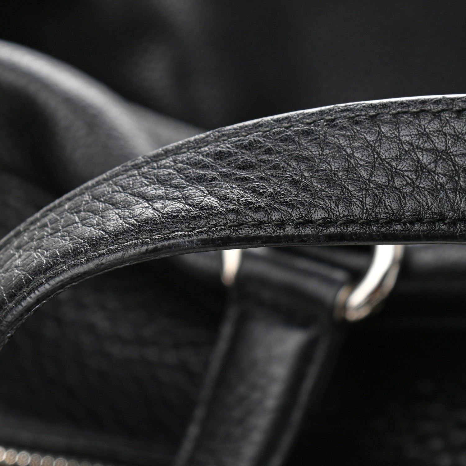 Gucci Pebbled Calfskin Soho Carry On Duffle Black 15 of 16