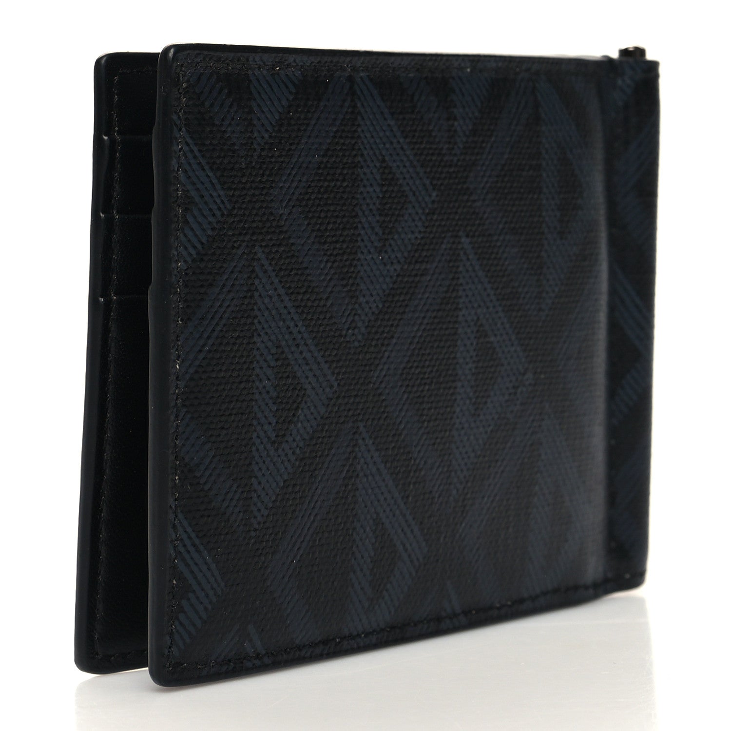 Christian Dior Coated Canvas Calfskin CD Diamond Wallet with Money