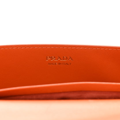 Prada Vitello Move Triangle Logo Miniborse Papaya 6 of 12
