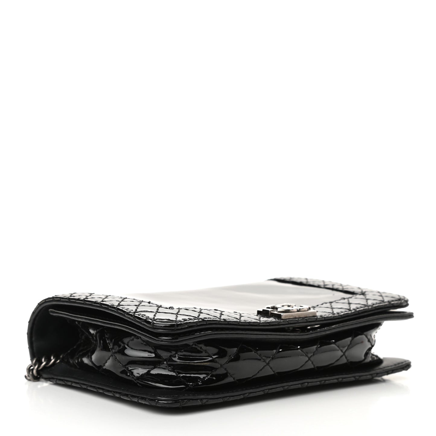 Patent New Medium Boy Reverso Flap Black